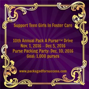 10th annual pack a purse drive frame
