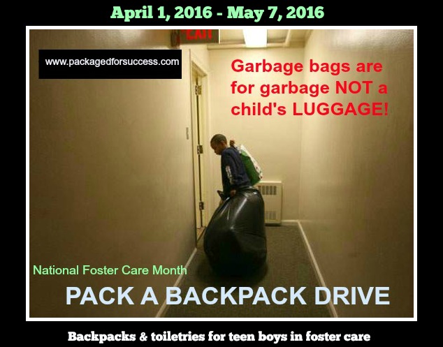 Pack A Backpack Drive 2016