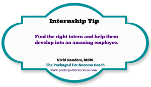 develop intern into amazing employee