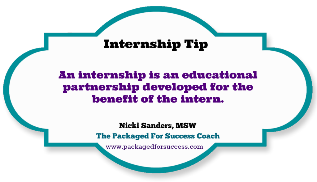 internship tip educational partnership
